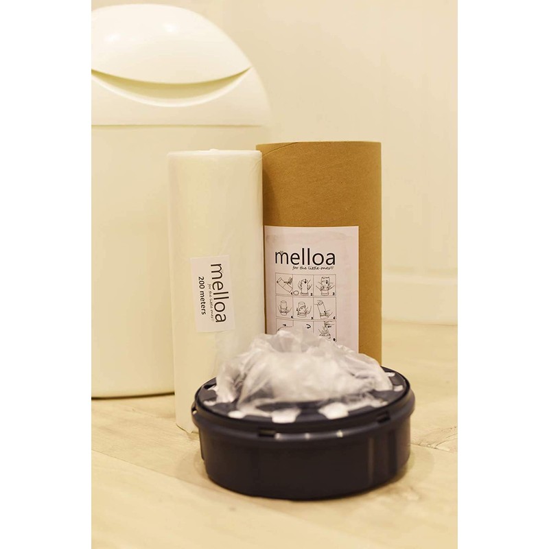 MELLOA Refill Film for Nappy Bin Compatible with Tommee Tippee