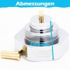 BLUMKRAFT 2 x Radiator Adapter Connector M38 x 1.5 Style