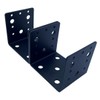 4 PCS Heavy Duty Steel Half Post Base Fit 4x4
