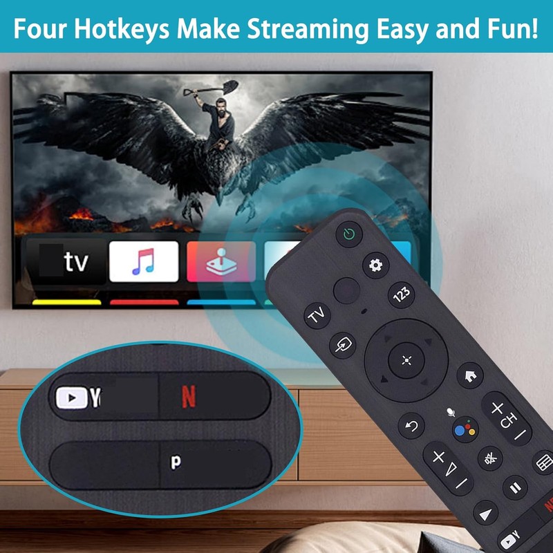 RMF-TX800U Voice Romote Replacement for Sony Remote Control for Smart