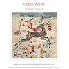 Peppermint Reindeer Christmas Collage Applique Quilt Pattern by Laura Heine