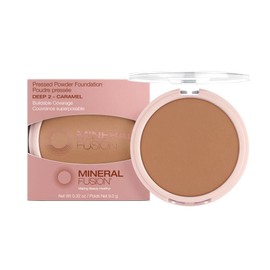 Mineral Fusion Pressed Powder Foundation Deep 2, 0.32 oz Packaging May Vary