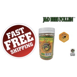 Broncosol Free Shipping/ 1 Bottle J&D BEES POLLEN( Polen de Abeja 7.5 Oz