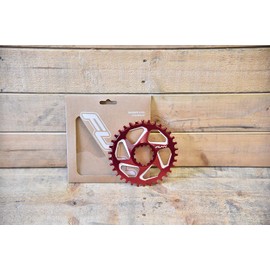 Funn Solo DX Narrow Wide Chain Ring (SRAM Direct Mount, 6mm Offset, Blue 28T)