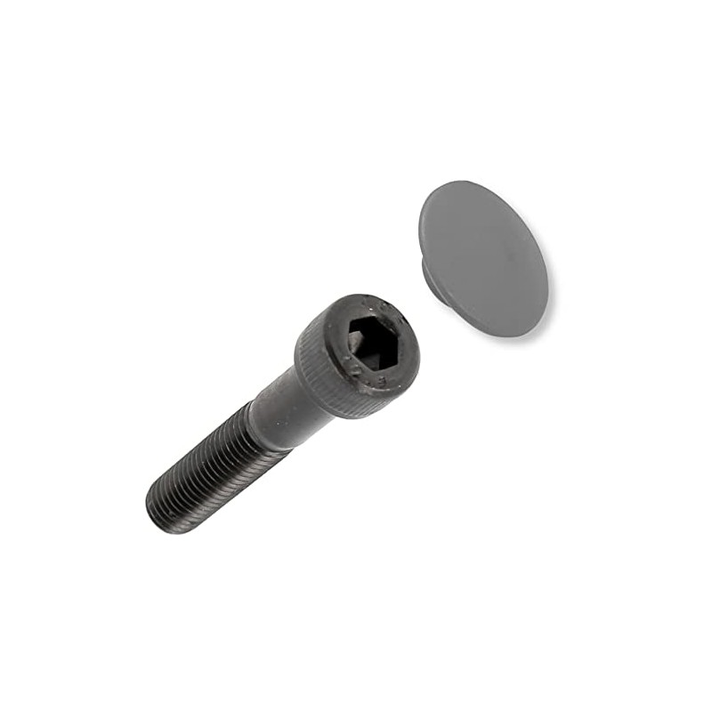 cyclingcolors 20x Screw Cover Cap Grey M5 Plastic Hexagon Allen