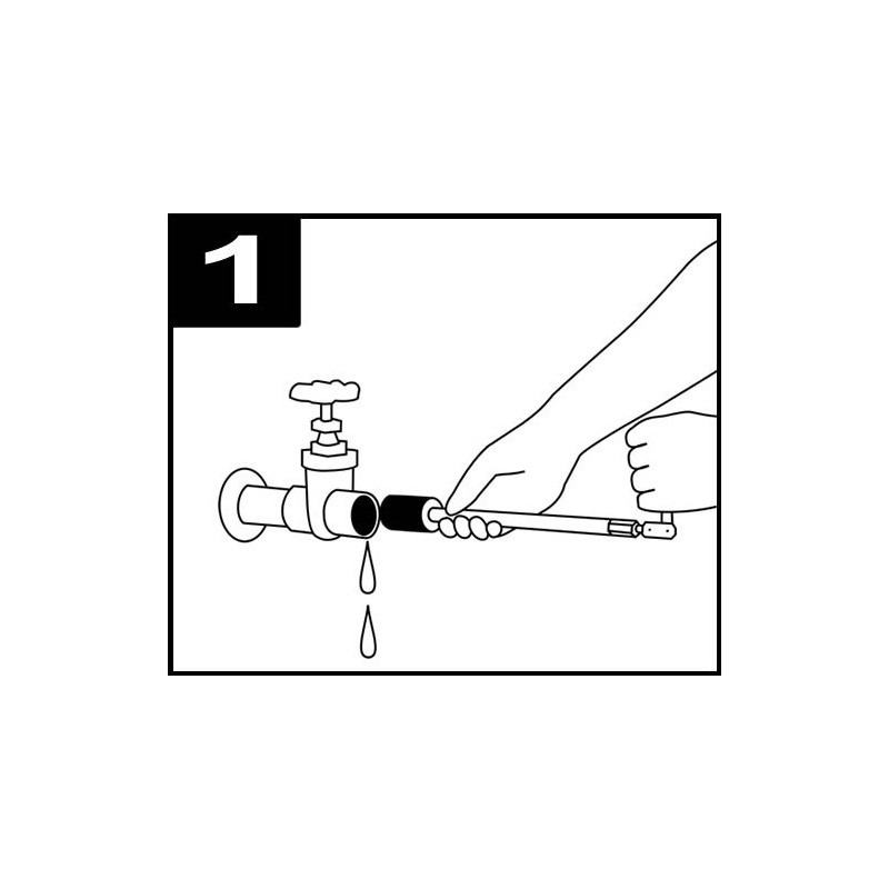 1" Jet Swet single temporary plumbing plug tool