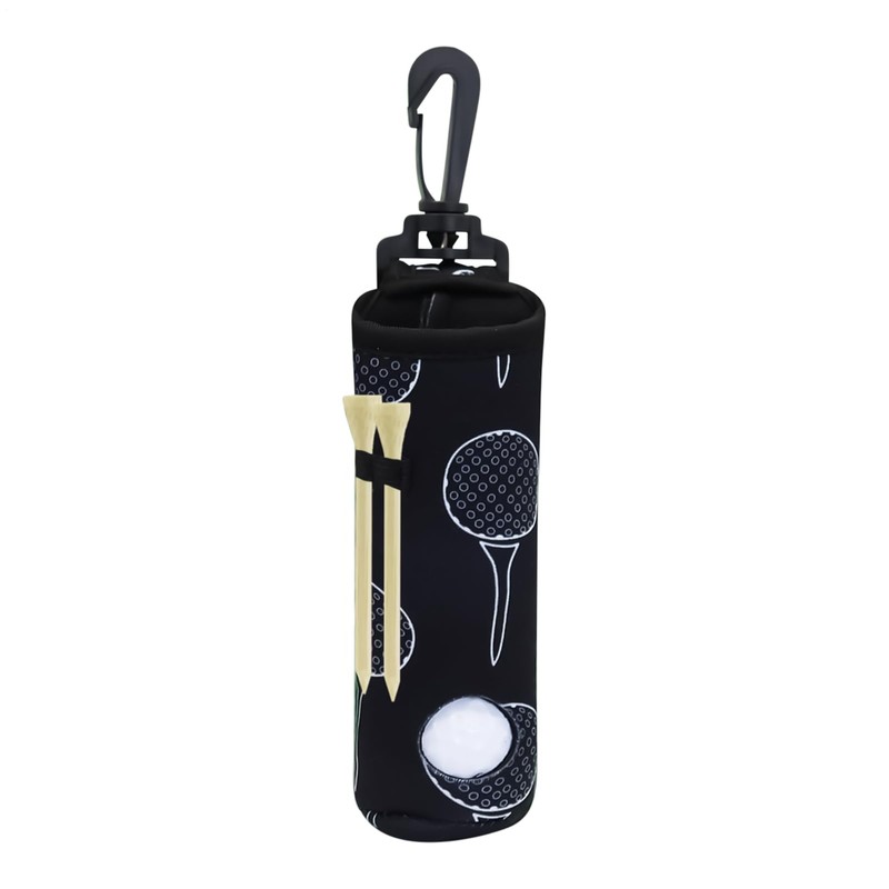 Golf Tee Pouch - Portable Golf Ball Organizer - with