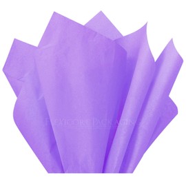 Flexicore Packaging Lilac Gift Wrap Tissue Paper XL | Size: 20 Inch X 30 Inch | Count: 48 Sheets | Color: Lilac