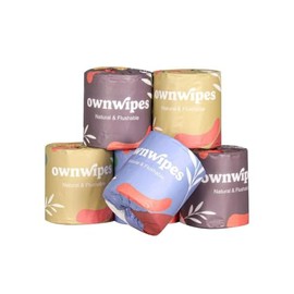 6-Roll 360-Count Diaper Wipes, Wet and Dry Use, Ultra-Strong & Absorbent, Ideal for Baby Diaper Change & Daily Cleanup, Compatible with OWNWIPES Wipes Warmer