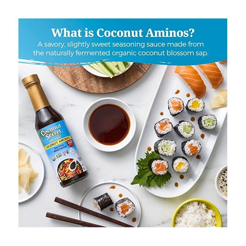 Coconut Secret - Coconut Aminos Soy-Free Seasoning Sauce - 30