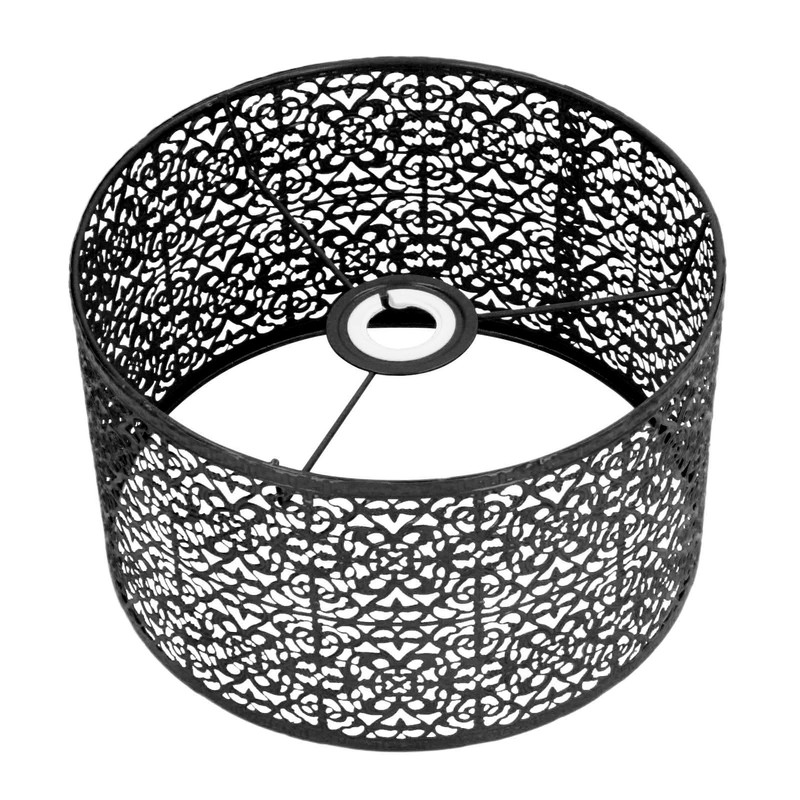 Lamp Shade Hollow Out Metal Lampshade E27 E14 Universal Use