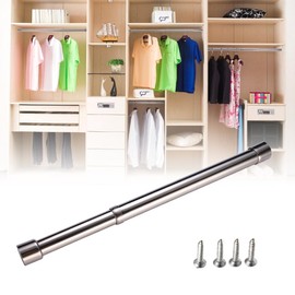 Extendable Clothes Rail, Stainless Steel Clothes Rail, Stainless Steel Wardrobe Rail, Adjustable Wardrobe Clothes Rail, Wardrobe Rail Extendable, Wardrobe Rail