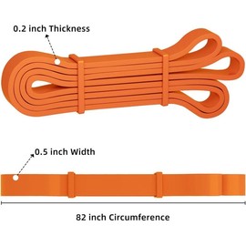 Resistance Bands, Pull Up Bands, Pull Up Assist Band Exercise Resistance Bands for Men & Women Working Out, Body Stretching, , - Color: orange