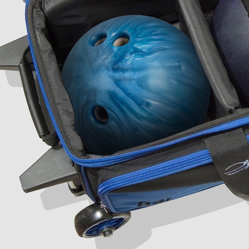 BSI Dash Triple Roller Bowling Bag with Smooth Rolling Wheels,