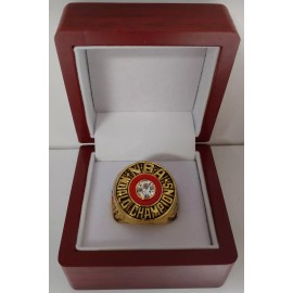 Moses Malone - 1983 Philadelphia 76ers Championship Ring With Wooden Display Box