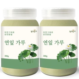 Donguihanjae domestic lotus leaf powder 300g x 2 / 동의한재 국산 연잎 가루 분말 300g x 2개