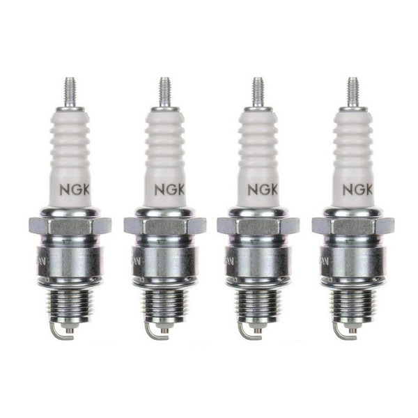 4 x Spark Plug BP7HS BP 7 HS BP7 BP-7 Spark Plugs Set of 4 for Motorcycle/Scooter/Scooter for 6422 BPR7HS 7022 BPR6HS 5111 BP7HS