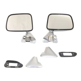 Garage-Pro Driver & Passenger Side Mirrors for Toyota Pickup 1987-1988 Chrome Standard Cab