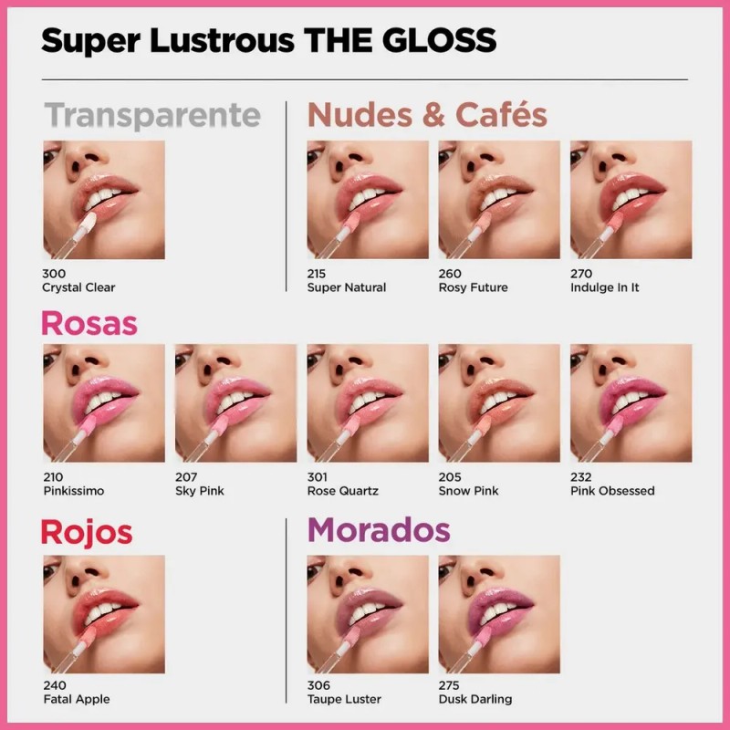 Brillo Labial Revlon Super Lustrous The Gloss Tono Snow Pink