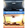 [2025 Upgraded] Nmoiss Windshield Sun Shade Umbrella [Ice Rib] High