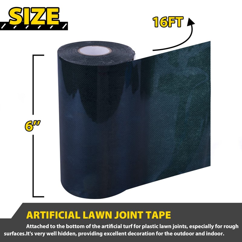 Kikerike Artificial Grass Tape Self Adhesive Double Sided, 6 Inch