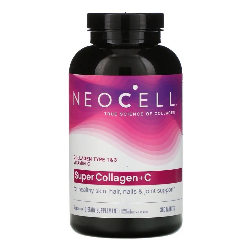 Suplemento Tableta Neocell Colágeno Super Collagen Biotina 360