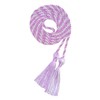 UIALECG Graduation Honor Cords, 68" Long (Light Purple with White)