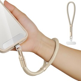 Correa de Mano para Muñeca Ajustable, Strap para Celular con Rotación de 360°, Cordón Antirrobo y Antipérdida Cordón de Parche Universal para Teléfonos Móviles