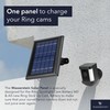 Wasserstein Solar Panel Compatible with Ring Spotlight Cam/Plus/Pro Battery, Stick