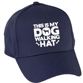 Hippowarehouse This is My Dog Walking hat Premium Printed 5 Panel Baseball Cap hat OneSize Adults Navy