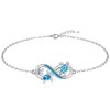 Fenthring Infinity Turtle Anklet Sea Turtle Ankle Bracelets for Women