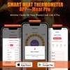 Smart Grill Thermometer Wireless Meat Thermometer: Bluetooth Meat Thermometer Wireless