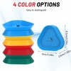 Celehappy 4-Pack Card Holder for Playing Cards Triangle Shaped