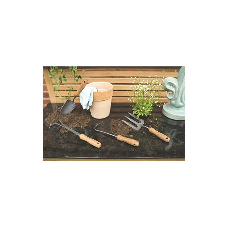 Teak Sauzahn Floor Fan Cultivator Forged Teak Wood Handle Premium