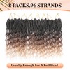 Short Ombre Deep Faux Locs Crochet Hair for Black Women-8