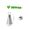 352 Piping Nozzle for Leaves,Ruffles,Zigzags,Ruffles,3 Pcs 352 Leaf Piping Tip