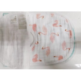 Aden + Anais Essentials Snap Bibs Gender Neutral Sheep 3 Pack Girls Pink & Green