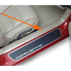 Mid America Motorworks 2005-2013 Corvette C6 Door Sill Protectors (Clear)