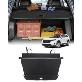 Powerty Cargo Cover for 2023-2025 2026 Honda CRV Retractable Trunk Cover Trunk Shielding Shade for CRV Accessories Cargo Luggage Cover No Gap (NOT for Sport Touring Hybrid)