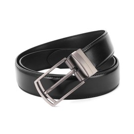 GOIACII Cow Leather Belt for Men Rotated Buckle Casual Jeans Dress Belts Men Belt With Gift Box