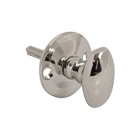 Lunn Hardware Chrome Oval Thumb Turn for Security Bolt