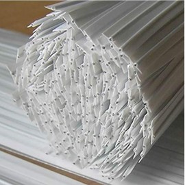 Weststone - Heavy Duty (Wire#23) Plastic Twist Ties - 200 White 5" for Sewing Crafts
