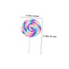 Alasum 4pcs Simulation Lollipop Toys Candy Clay Candy Decoration Party