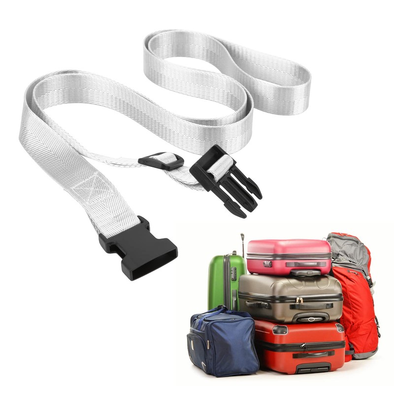 Adjustable Luggage Strap, Wear-Resistant Traveling Baggage Strap Reinforced Buckle Quick
