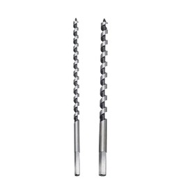 Auger Bit, Extra Long Wood Drill Bit Hex Drill Bits Set 6mm/8mm *230mm in Spiral Stainless Steel for Wood, Block Brick Tile and Plastic (2PCS)
