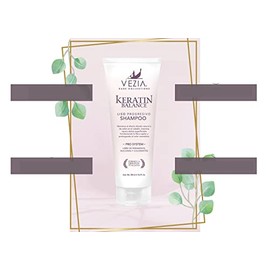 Shampoo Keratine Balance Liso Progresivo Vezia - Care Collections Sin Sulfatos Ni Parabenos PRO SYSTEM Mantiene Efecto Alisado Natural 250 ml