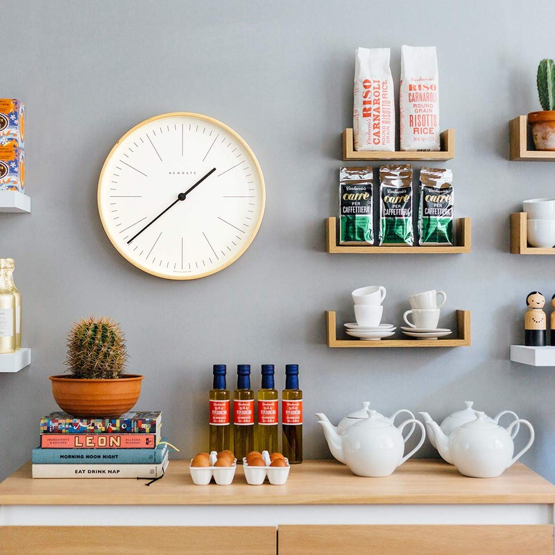 NEWGATE® Mr Clarke Analog Silent Round Wall Clock – Modern