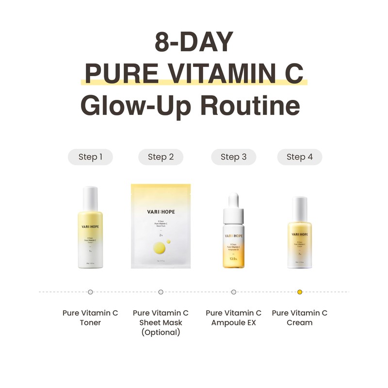 VARIHOPE 8 Days Pure Vitamin C Cream 50ml/8 Days Pure