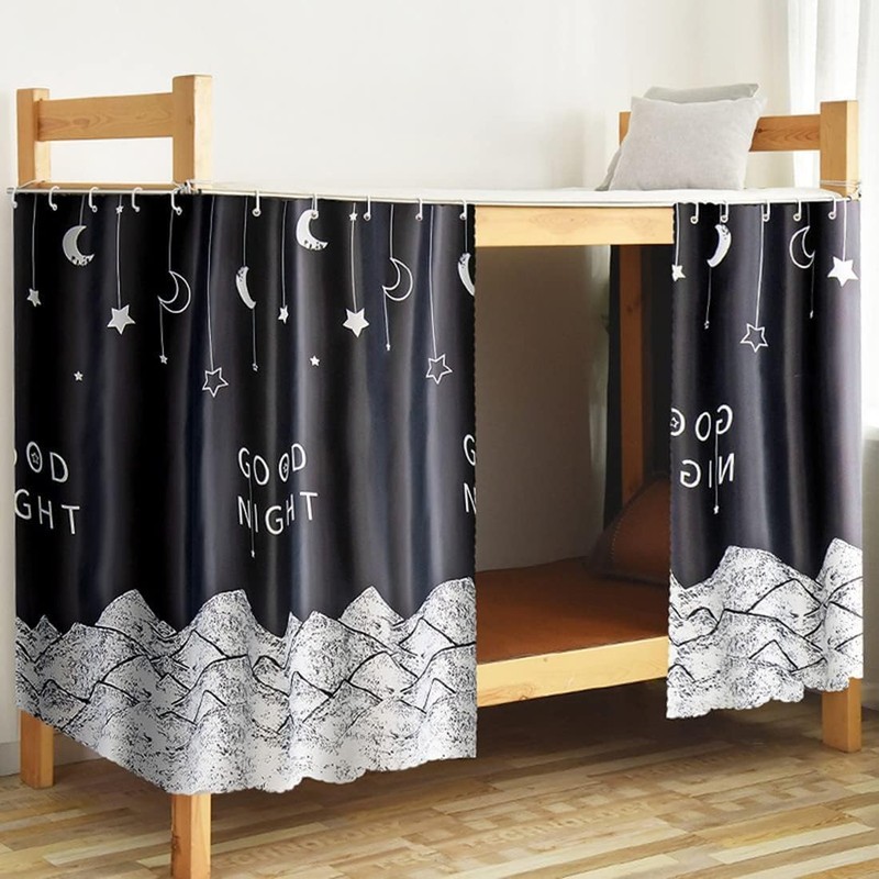 ITODA Students Bunk Bed Curtain Bottom Canopy Bed Curtains Dustproof