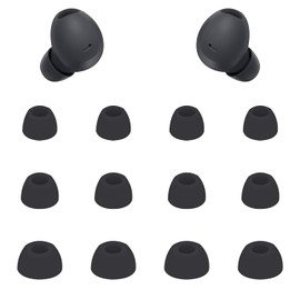 Replacement Eartips for Galaxy Buds 2 Pro Earbuds, S/M/L Size, Fit for Galaxy Buds 2 Pro SM-R510 2022 Headphones.Black